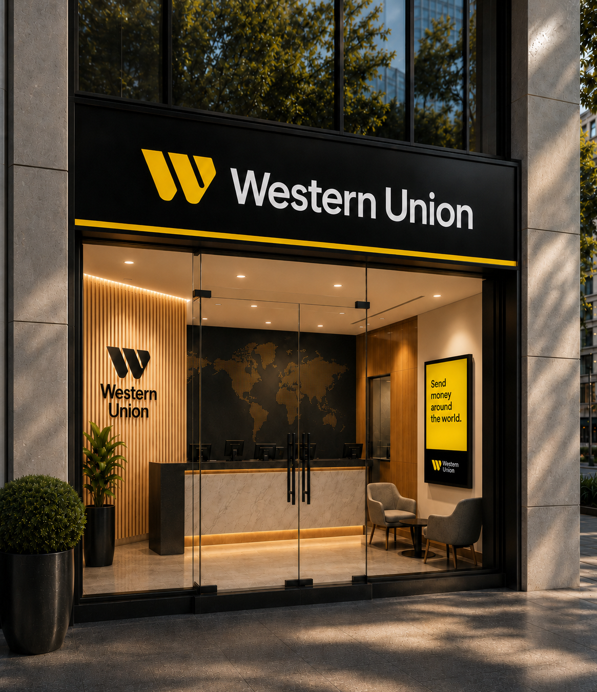 Western Union mobile app UX design by Devon Carlson